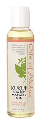 Sunset Massage Oil w/Tropic Breeze Fragrance 4oz