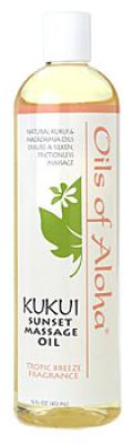 Sunset Massage Oil w/Tropic Breeze Fragrance 16oz